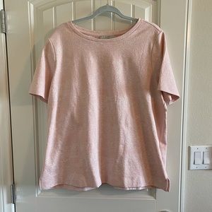 Loft Pink Patterned Top